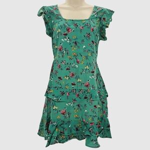 B•O•G Collective Lottie & Holly Mini Dress Floral Tiered Tie-Back